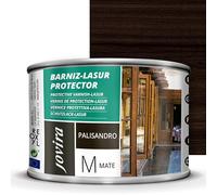 JOVIRA PINTURAS Lasur Vernis Protecteur Mat. Protège, décore et embellit tous les types de bois. (375 Millilitres, Palissandre)
