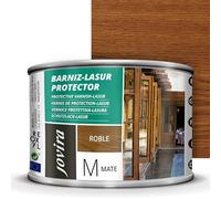 JOVIRA PINTURAS Lasur Vernis Protecteur Mat. Protège, décore et embellit tous les types de bois. (375 Millilitres, Chêne)