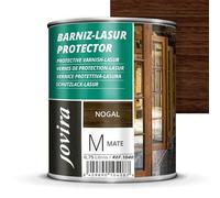 JOVIRA PINTURAS Lasure Protecteur Mat. Protège, décore et embellit tous les types de bois. (750 Millilitres, Noyer)