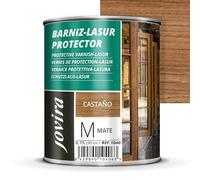 JOVIRA PINTURAS Lasure Protecteur Mat. Protège, décore et embellit tous les types de bois. (750 Millilitres, Marron)