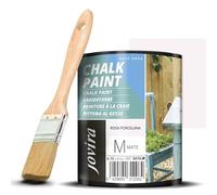 JOVIRA PINTURAS Peinture à la craie - Peinture à la craie à l'eau mate + Pinceau spécial bois. Renouvelez vos meubles avec créativité. (750 Millilitres, Rose porcelaine)