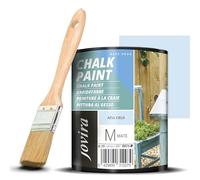 JOVIRA PINTURAS Peinture à la craie - Peinture à la craie à l'eau mate + Pinceau spécial bois. Renouvelez vos meubles avec créativité. (750 Millilitres, Bleu ciel)