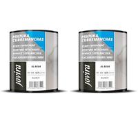 JOVIRA PINTURAS Peinture Anti-Tâches de graisse, nicotine, fumées, stylo, café, à l'eau. Spéciale pour couvrir définitivement les taches difficiles. (750 Millilitres, Blanc) (Lot de 2)