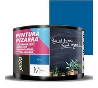 JOVIRA PINTURAS Peinture Ardoise. Pour peindre, dessiner et écrire à la craie sur les murs. (375 Millilitres, Bleu)