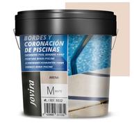 JOVIRA PINTURAS Peinture Bords Piscine Spécial antidérapant pour rénover les bords des piscines. (4 Litres, Sable)