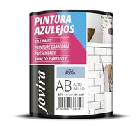JOVIRA PINTURAS Peinture Carrelage Donnez une nouvelle image à votre cuisine et salle de bain. (750 ml, Bleu Acier)