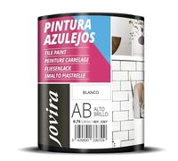 JOVIRA PINTURAS Peinture Carrelage Donnez une nouvelle image à votre cuisine et salle de bain. (750 ml, Blanc Brillant)