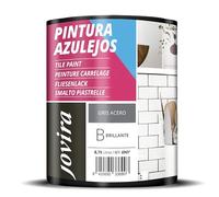 JOVIRA PINTURAS Peinture Carrelage Donnez une nouvelle image à votre cuisine et salle de bain. (750 ml, Gris Acier)