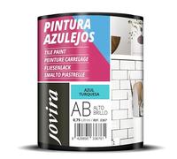 JOVIRA PINTURAS PEINTURE CARRELAGE Donnez une nouvelle image à votre cuisine et salle de bain. (750 ml, Turquoise)