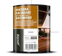 JOVIRA PINTURAS Peinture Façades Anti-Moisissures hydrofuge, imperméable et anti-fissures. (750 Millilitres, Blanc)