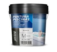 JOVIRA PINTURAS Peinture piscine à l'eau. Protection et décoration de piscines. (4 Litres, Blanc)
