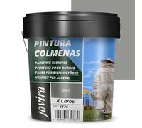 JOVIRA PINTURAS Peinture pour Ruches à base d'eau, finition mate. Spécialement conçue pour l'apiculture. Protège l'intérieur et l'extérieur de la ruche. (5 Kilos, Gris)