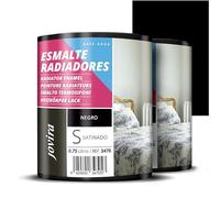 JOVIRA PINTURAS PEINTURE RADIATEURS Décore et protège tous les types de radiateurs à eau et de tuyaux de chauffage (2x750 Millilitres, Noir)