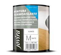 JOVIRA PINTURAS Peinture thermo-isolante pour surfaces en béton, mortiers en ciment, brique, plâtre. Améliore l'isolation thermique (chaleur froide) et acoustique. (750 ml, Blanc)
