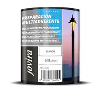 JOVIRA PINTURAS Primaire multi-adhésif mat en phase aqueuse. Primaire pour surfaces difficiles (galvanisé, acier, aluminium, PVC rigide, bois, etc.) (750 millilitres, blanc).
