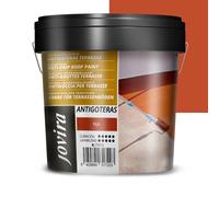 JOVIRA PINTURAS Revêtement Anti-infiltration. 4L Réparation et l'imperméabilisation des toits et des terrasses. Peinture élastique imperméable, anti-fuites et anti-fissure. (4 Litres, Tuile)