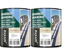 JOVIRA PINTURAS Vernis Marin À l'eau Spéciale résistance dans Les environnements Marins. (750 Millilitres, Mat) (Lot de 2)