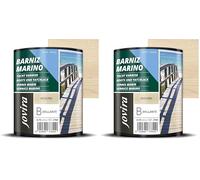 JOVIRA PINTURAS Vernis Marin À l'eau Spéciale résistance dans Les environnements Marins. (750 Millilitres, Brillant) (Lot de 2)