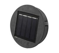 Jovryn BoîTe à LumièRe LED Ronde de Remplacement à éNergie Solaire Smart Garden BoîTe à Batterie Solaire Cellules Solaires Chargeur de Batterie Poly Li-ION