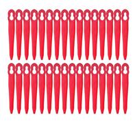 JOVYTH 40 pièces Lames de rechange compatibles avec coupe-bordures, débroussailleuses, tondeuses à large carter, lame plastique ABS, Compatibles avec PlyCut 2-2, PCut 3-2 (12x7mm)