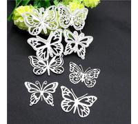 Jowxsx Pochoir de découpe papillon, moules en métal, matrices de découpe, pochoirs découpés pour bricolage, scrapbooking, album photo, gaufrage décoratif, matrices en papier pour la fabrication de ca