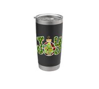 Joy at Christmas Time Blanc Gobelet isotherme en acier inoxydable double paroi