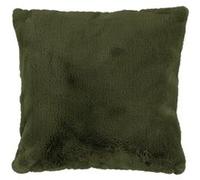 Joy - coussin - en fausse fourrure - 48x48 cm - Vert Vert G