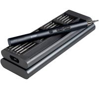 Joy-it WE-0002 Jeu doutils tournevis, Outil multifonction sans fil magnétique, en valise 62 pièces