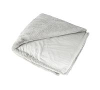 Joy - plaid - 150x200cm - en fausse fourrure - Gris clair Gris clair G