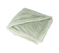 Joy - plaid - 150x200cm - en fausse fourrure - Vert sauge Vert sauge G