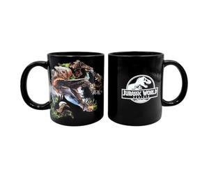 Joy Toy 24203 Jurassic World Rebirth tasse en céramique avec impression - dans une boîte cadeau 320 ml - 12x9x10 cm