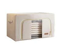 JOYBOS Boîte de rangement de vêtements pliable en coton 100 l