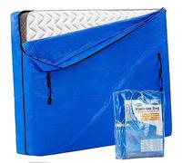 JOYCEMALL Sac à matelas super king size pour déménagement et rangement - Très résistant, extra épais, imperméable et réutilisable, 8 poignées renforcées, fermeture éclair solide, pour déménagement de