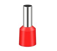 JOYELEC Lot de 205 embouts de câble E6012 - 6,0 mm² - Rouge - En forme d'aiguille - Bornes de connexion partiellement isolées - Pour connexion de fils - Cuivre étamé
