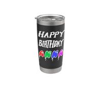 Joyeux anniversaire Anna Gobelet isotherme en acier inoxydable double paroi