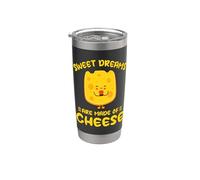 Joyeux Morceau De Fromage Sweet Dreams Are Made Of Cheese Gobelet isotherme en acier inoxydable double paroi
