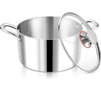 Joyfair 24cm Premium Marmite à pâtes en acier inoxydable à 3 couches 5,6L induction Lave-vaisselle