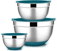 Joyfair Bol en acier inoxydable Set 3 tailles 4.6L 2.8L 1.2L Bleu