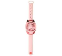 JOYHAPPST Ventilateur de poignet pliable portable, chargement USB, ultra silencieux, troisième vitesse, mini montre électrique F