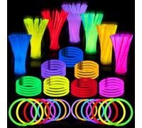 JOYIN 300pcs Knicklights Néon Bâtons lumineux Party Deko 20.3 cm Bracelets Cadeaux de fête