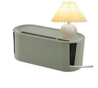 Joyivike Boîte de Gestion des câbles, Boîte Cache Câble, Boite Rangement Cable, Rangement Câbles, Cable Management Box, Boîte de Rangement pour Câbles Les Câbles, Garder Les Câbles Bien Rangés, Vert