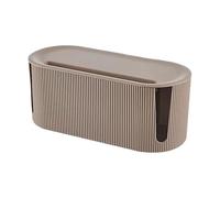 Joyivike Boîte de Gestion des câbles, Boîte Cache Câble, Boite Rangement Cable, Rangement Câbles, Cable Management Box, Boîte de Rangement pour Câbles Les Câbles, Garder Les Câbles Bien Rangés, Brun