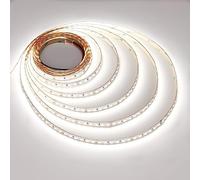 JOYLIT 24V Ruban LED 5M 126LEDs/M 5000K Blanc 10000LM IP20 Intérieur, CE UL ProLED CRI 92+ 2835 SMD 18W/M Super Lumineux Éclairage d'Armoire Pour Maison, Commercial (Nécessite Aliment 24V 90W)