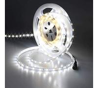 JOYLIT 24V Ruban LED 5M Blanc Froid 800lm/M Luminosité Interieur, UL CE Pro Haute CRI 90+ 60LEDs/M Densité SMD2835 6000K Bandes Lumineuses 50W Dimmable Adhésives Reglette LED Cuisine, Armoire, Meuble