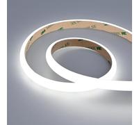 JOYLIT Ruban LED Difffus 5M 5000K Étanche, UL PRO+ 24V Bande Lumiere 3300 LM/M Haute Luminosité CRI 90+, LEDs Invisibles, Lueur Continue, Lumière à Corde Néon Blanc Éclatant, Éclairage de Tâche