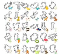 Joyoldelf Emporte Piece Patisserie Animaux - 30 Pièces Emporte-Pièces, Emporte Piece Biscuit, Moule Gateau Enfant, Decoration Gateau, DIY Cadeau Anniversaire Garcon Original Pour Les GarçOn Fille