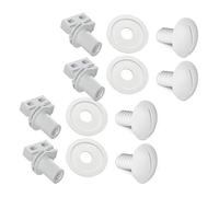 JoyousMall C-65 Axe de roue arrière et rondelles pour nettoyeur de piscine Polaris 180 280 EC65, pièces de rechange ABS avec vis pour aspirateurs robotiques Zodiac (2 ensembles)