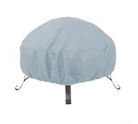 JoyousMall Housse de protection ronde en tissu Oxford 210D imperméable et robuste avec aérations pour jardin 85 x 40 cm (Grizzle 85 x 40 cm)