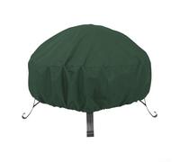 JoyousMall Housse de protection ronde en tissu Oxford 210D imperméable et robuste avec aérations pour jardin 85 x 40 cm (vert, 122 x 46 cm)