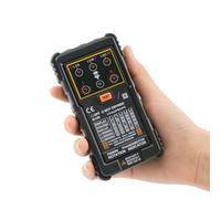 JoyousMall Indicateur de rotation de phase du moteur PM5900, testeur triphasé pour détection de direction et de champ R/L, outil sans contact 120 V-400 V avec pinces crocodiles